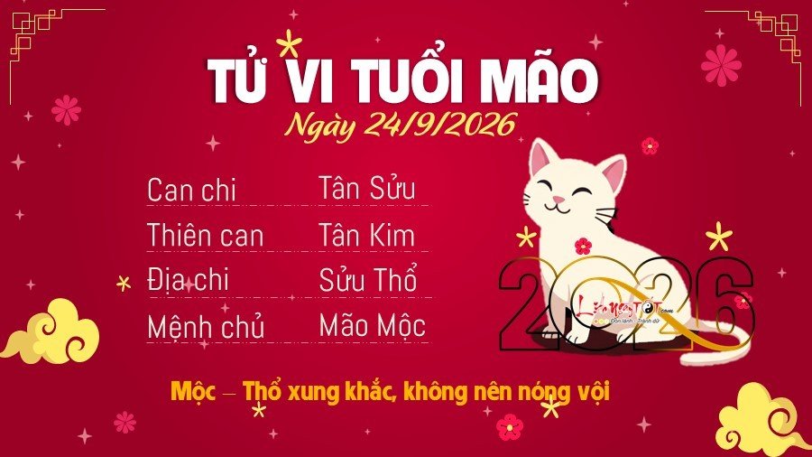 4 Tu vi hang ngay 24-9-2026 - Mao