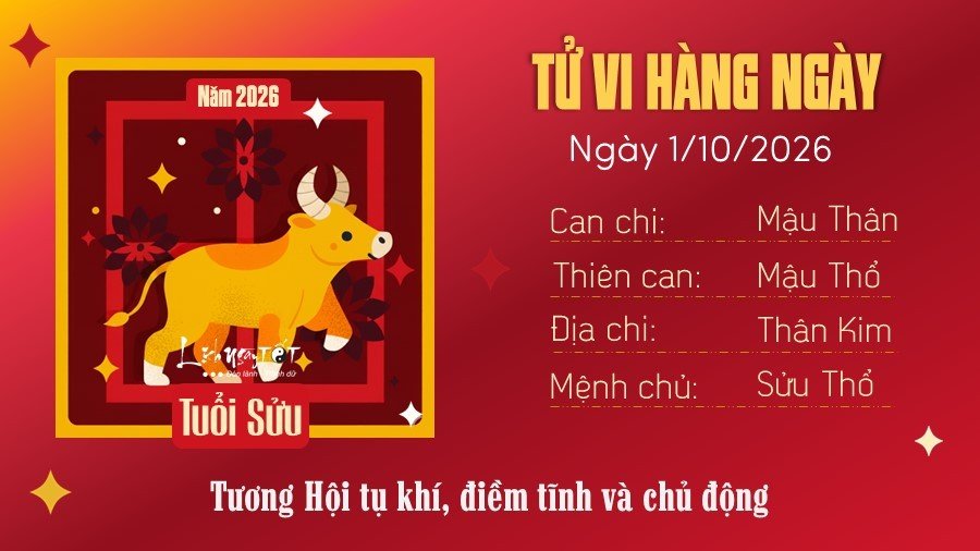 2 Tu vi hang ngay 1-10-2026 - Suu