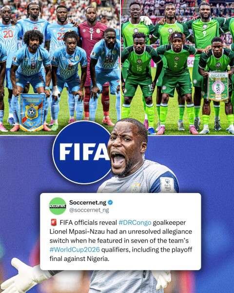 Nigeria là đội tuyển bị hại trong vụ việc của CHDC Congo. Ảnh: Threads