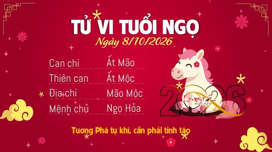 7 Tu vi hang ngay 8-10-2026 - Ngo