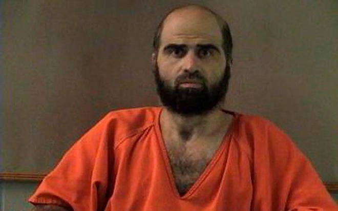 Phạm nhân Nidal Hasan. Ảnh: Reuters/Tư liệu