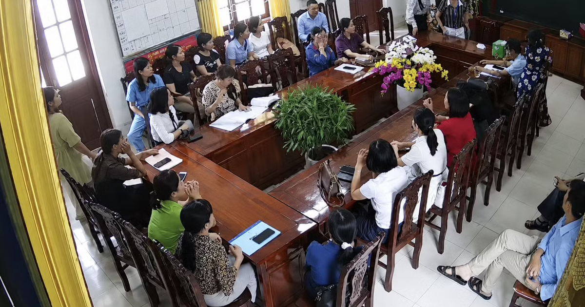 Nữ hiệu trưởng đập bàn, ném cốc tại trường cũ: Chính quyền vào cuộc xác minh