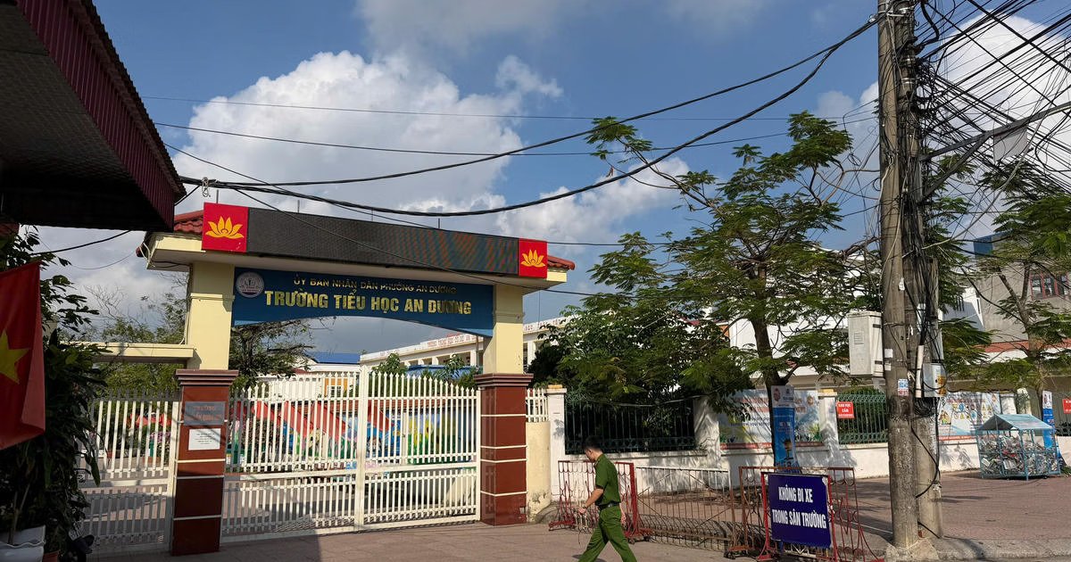 Công an xác định bước đầu không có dấu hiệu tội phạm trong vụ cháu bé 6 tuổi tử vong ở sân trường tại Hải Phòng