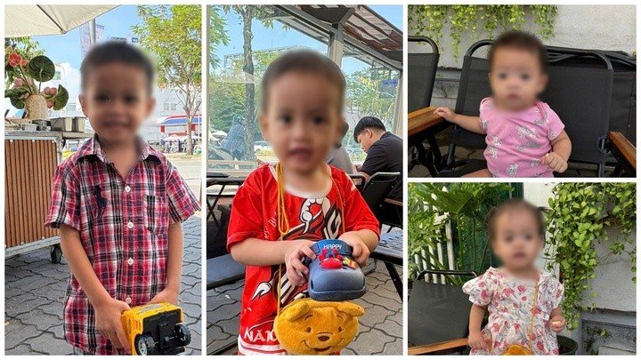 Bốn đứa trẻ bị bỏ rơi trước cổng chùa ở TP.HCM, chính quyền phát thông báo tìm lại cha mẹ