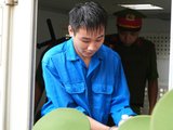 Hình ảnh dẫn giải bị cáo sát hại 3 mẹ con ở Đồng Nai tới tòa