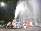 Hà Nội triển khai xe phun sương dập bụi dồn lực làm sạch không khí mùa hanh khô
