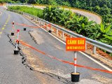 Báo động sụt lún dài hơn 40m trên đèo Đại Ninh: Nguy cơ chia cắt tuyến huyết mạch Mũi Né - Đà Lạt