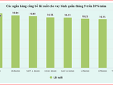 Lãi suất cho vay bình quân tiếp tục vượt ngưỡng 11%/năm