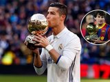 Ronaldo áp đảo Messi trong cuộc bình chọn Quả Bóng Vàng vĩ đại nhất