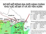 Hà Nội được gì khi nhập thêm 3 xã, mở rộng hơn 4.000ha về phía Phú Thọ?
