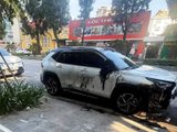 Huế: Đã xác định nghi phạm vụ đốt ô tô trên phố, hai phương tiện bị hư hỏng