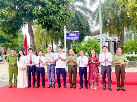 Nguyên Giám đốc Công an tỉnh Thanh Hóa được đặt tên đường tại Phường Hạc Thành