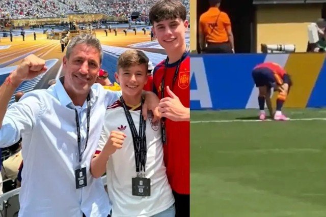 Cầu thủ bị Messi "mách" trọng tài được phát hiện đã bí mật chôn một thứ xuống SVĐ trước khi vào trận