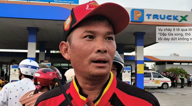 Vụ cháy ô tô tại cây xăng: Đội trưởng SOS kể khoảnh khắc đau xót phát hiện  2 thiếu niên tử vong sau khi dập lửa xong